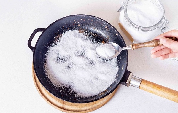 how to clean burnt pot