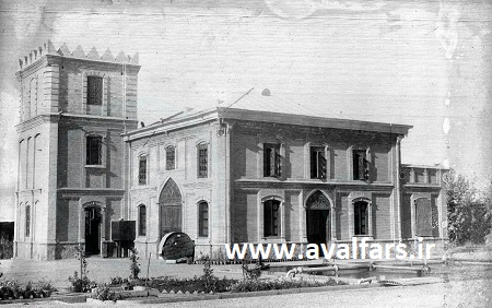 کارخانه نساجی زنده یاد حسین ایگار اوایل پهلوی اولشیرازعکس قدیمیاول فارس 2