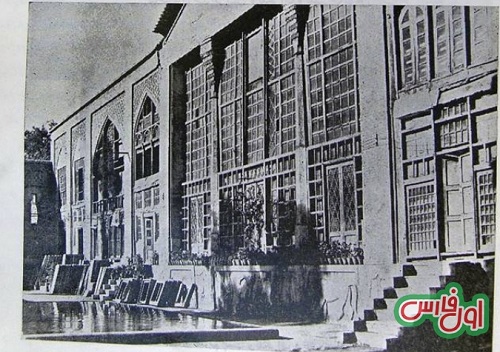 ساختمان جدید و قدیم پست شیراز سال 1335 1 1