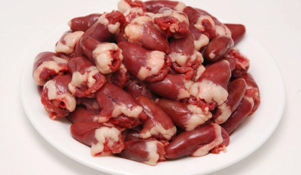chicken hearts