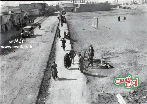 تصویری از خیابانی 2قدیمی در شیراز 1