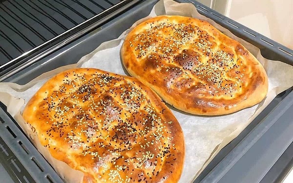 طرز پخت نان رومال 3 1