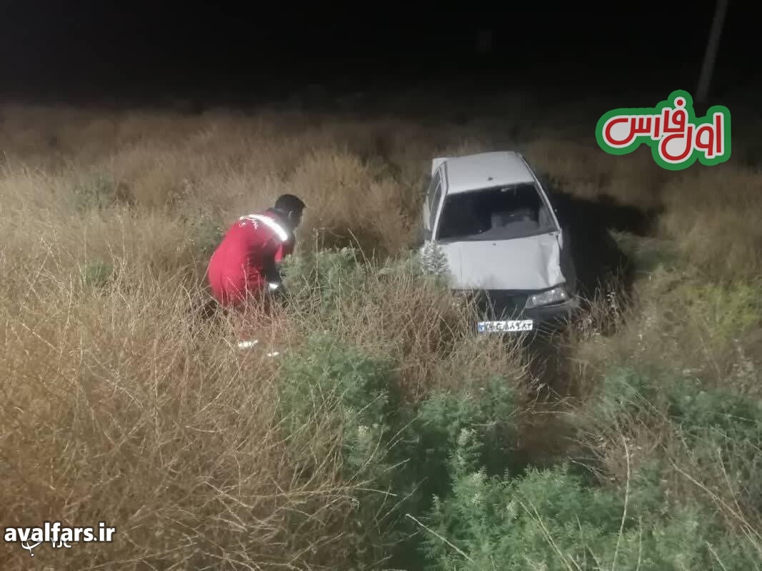 مرگ راننده خودرو پراید در کمربندی اکبرآباد شیراز
