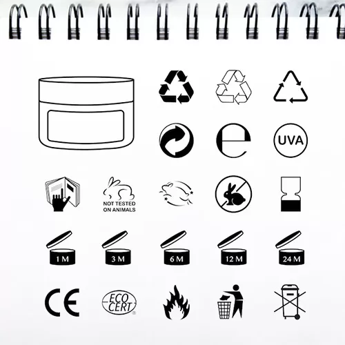 symbols on beauty products
