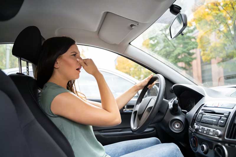 how to remove smells from car