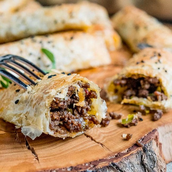 spiced beef borek pistachios 18
