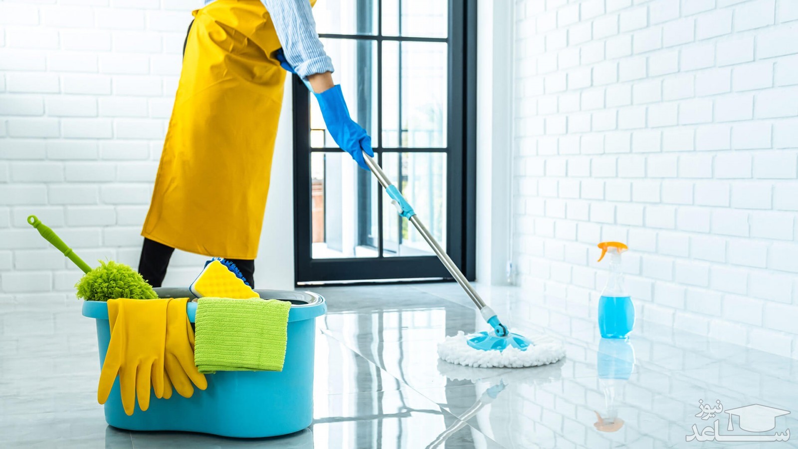 تمیزکردن کاشی و سرامیک