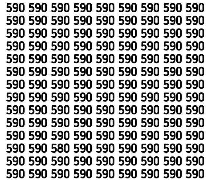 find the different number1