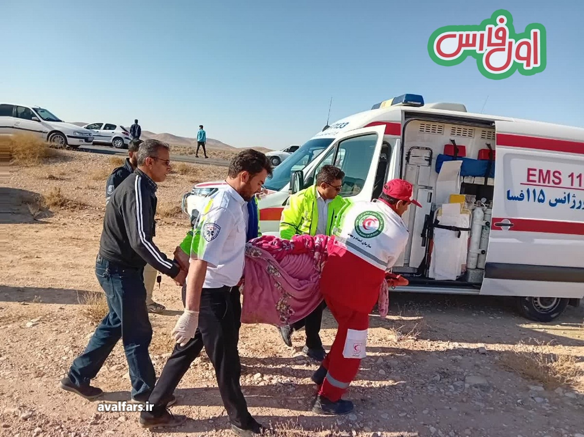 عکس تصادف جادهداراب فسا 3