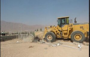 تخریب ۵۱ باغ شهری و تغییر کاربری غیر مجاز در گراش با دستور قضایی