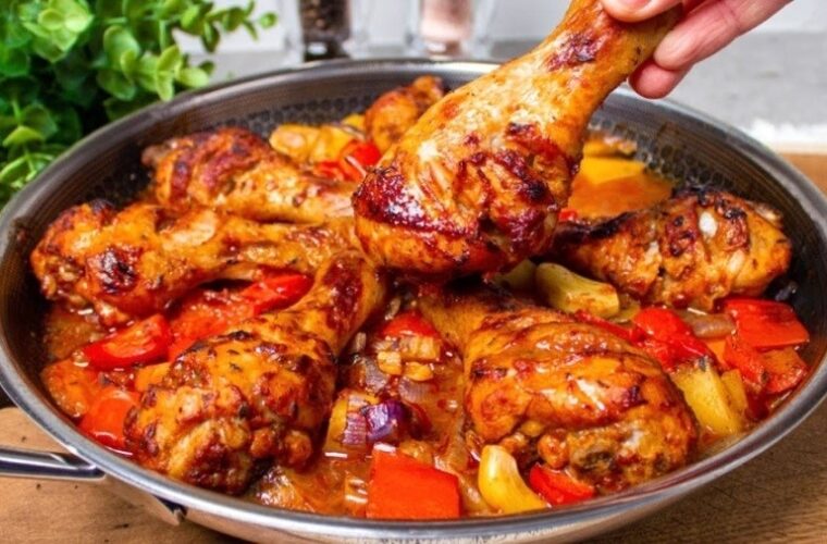 روش پخت فوری مرغ با سبزیجات و سس ویژه وقتی زمان کافی ندارید