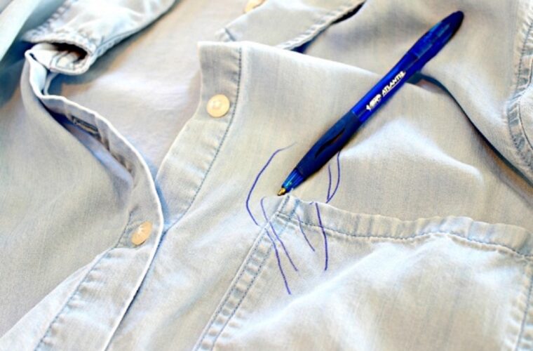 ساده ترین ترفندها برای پاک کردن لکه جوهر خودکار از روی لباس