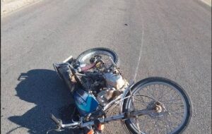 راننده کوئیک پس از تصادف با موتورسیکلت در بیضا کشته شد