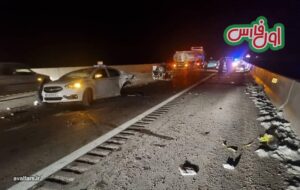 وقوع حادثه مرگبار رانندگی با ۴ کشته و مصدوم  در آزادراه شیراز – اصفهان