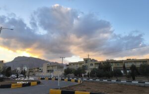 غروب وَهم انگیز خورشید در شیراز عجب قشنگه (+عکس)