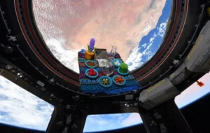 اولین سفره هفت سین ایرانی که در فضا پهن شد