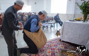 تصاویری از آیین گهنبار زرتشتیان در تالار شاه‌ورهرام ایزد شریف‌آباد اردکان