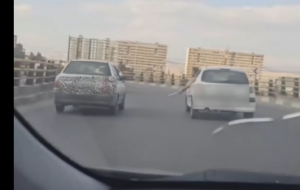 پلیس شیراز امان نداد و راننده قمه کش را گرفت+فیلم