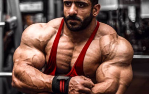 هادی چوپان ماهی ۳۰ میلیون پول غذایش است/لحظه فیگور گرفتن گرگ ایرانی جلوی آرنولد