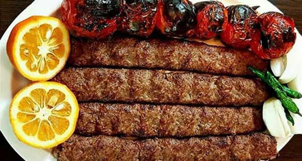 کباب کوبیده با دل مرغ 1