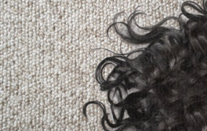 ۸ شیوه بسیار کاربردی برای جمع کردن راحت مو از روی فرش و موکت