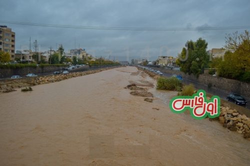 بارش در شیراز