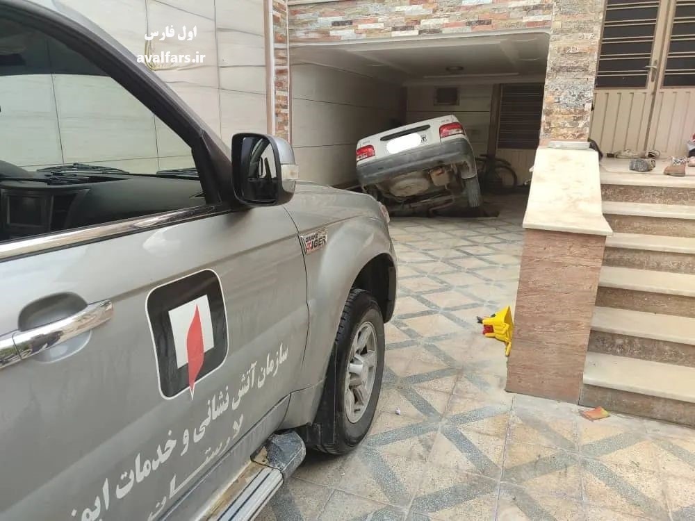 فرونشست چاه فاضلاب 3