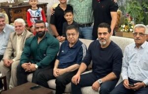 هادی چوپان در مهمانی خانوادگی شاه غلام در شیراز+عکس