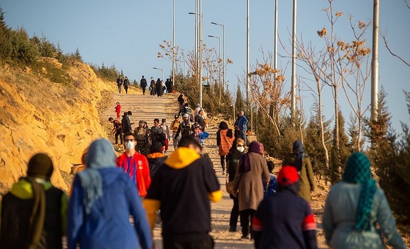 پیاده روی در شیراز