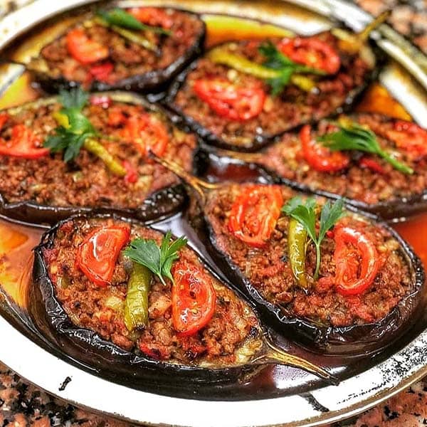 طرزتهیه بادمجان شکم پر