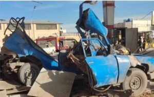 انفجار نیسان آبی در شیراز خون بپا کرد+عکس