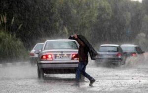 آمار بارندگی سامانه اخیر در شهرستان های فارس +جدول