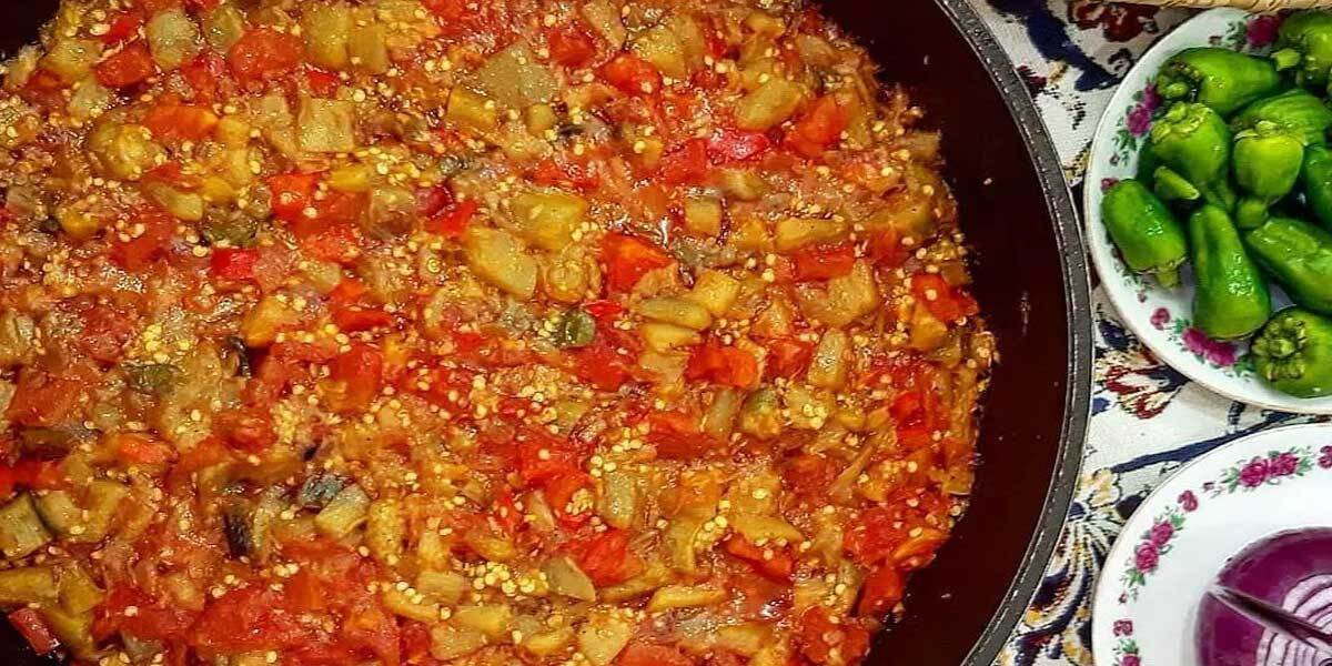 غذا با بادمجان 2
