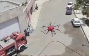 تصاویر پهباد آتش نشان که شیرازی ها تست اش کردند