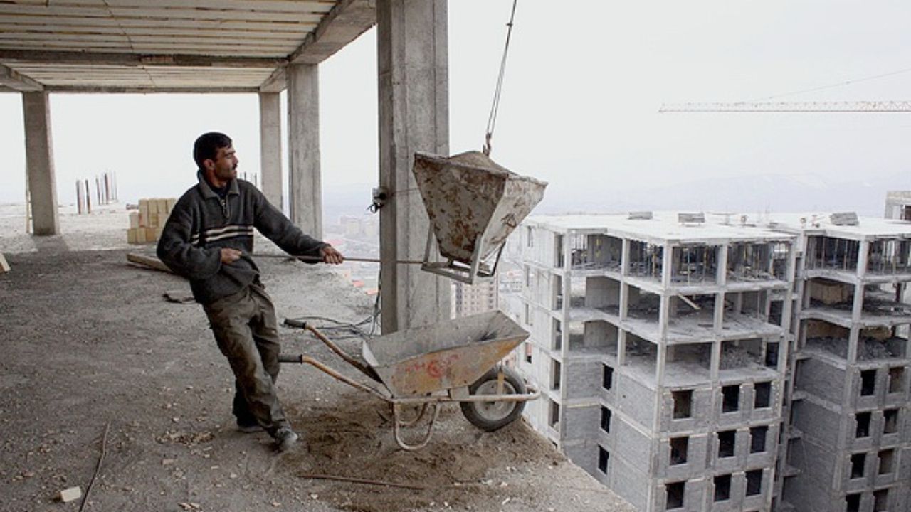 کارگران ساختمانی