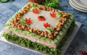 طرزتهیه کیک مرغ لذیذ و آسان که طعم بسیار خوشمزه ای دارد