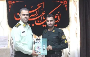 از مامور دلاور نیروی انتظامی شیراز تقدیر شد