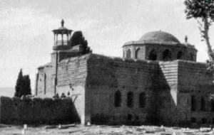 تصویری متفاوت از بقعه علی ابن حمزه_شیراز در سال ۱۳۰۶