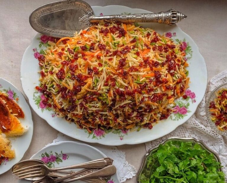 چلو گوشت هویج 2