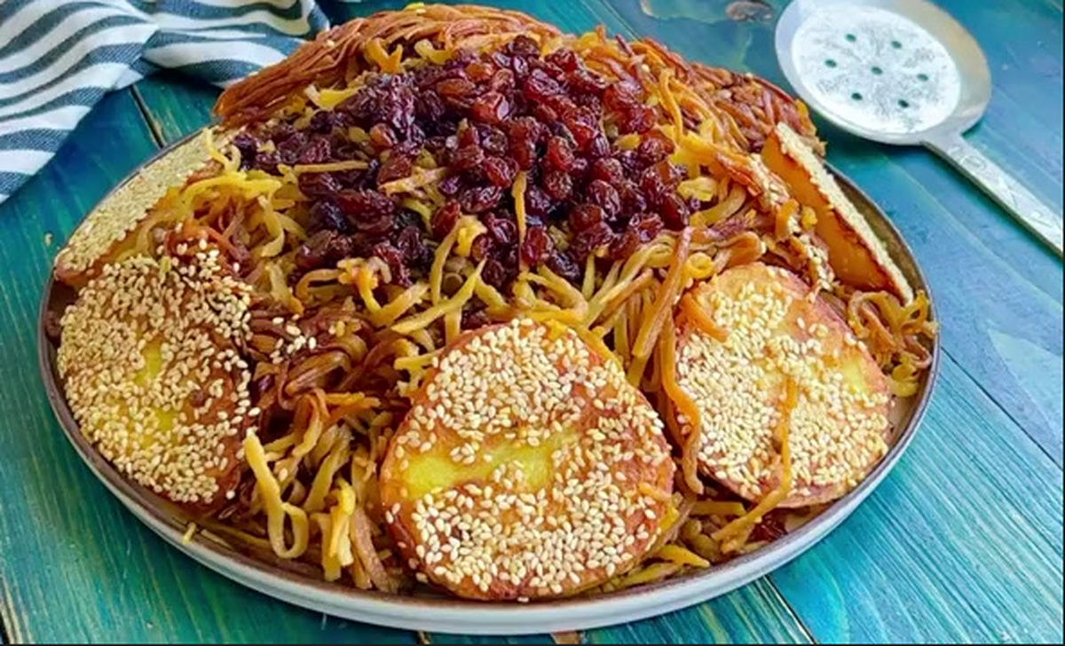 دستور پخت اریشته داغلاما ترکی