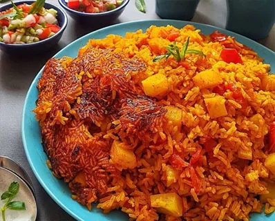 دستور پخت استانبولی با مرغ و سیب زمینی