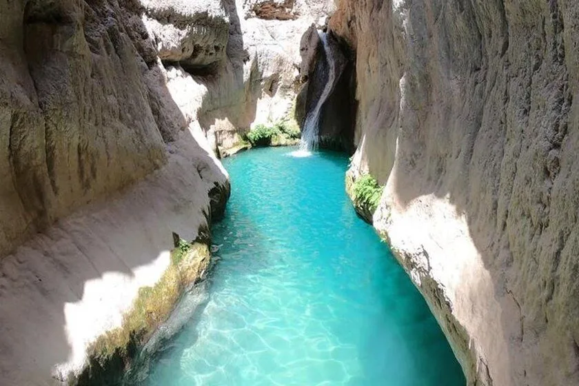 Beautiful and lush aquarium valley for nature tourism and enjoyment in Fars province 1 jpg