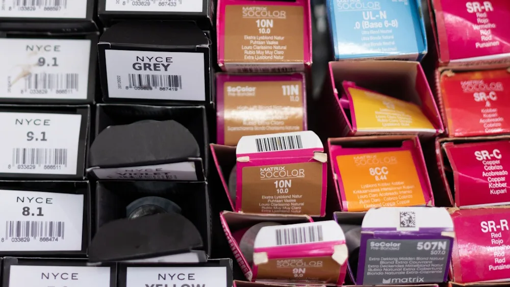 Numbers and letters on hair dye boxes 2 jpg