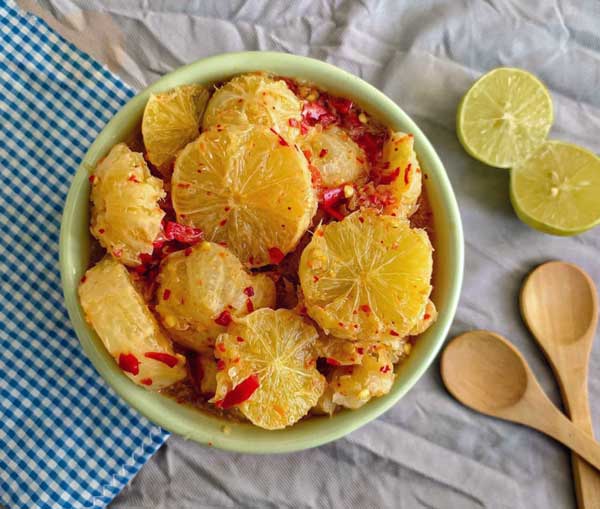 طرز تهیه ترشی لیموترش