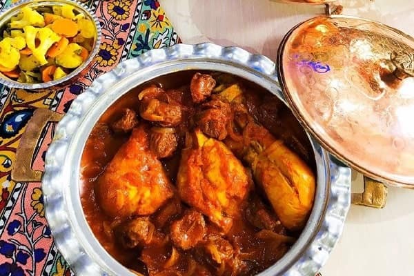 دستورپخت خورشت مرغ و آلو