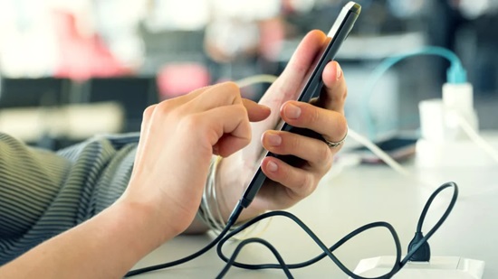 USB cables in public places