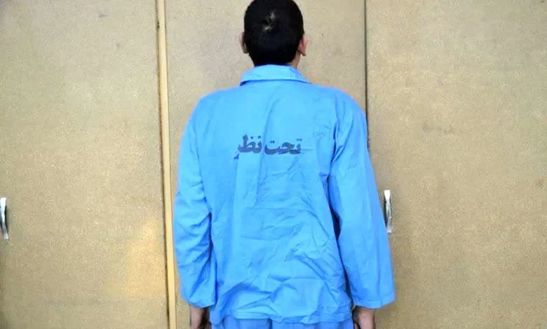 عکس مرد بازداشتی