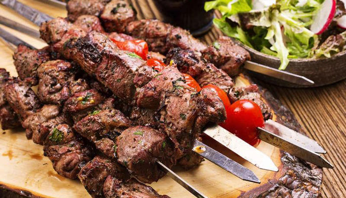 طرز تهیه کباب چنجه ترد،آبدار و خوشمزه با گوشت گوسفند و گوساله 1 How to prepare crispy juicy and delicious Chanje kebab with lamb and veal 1
