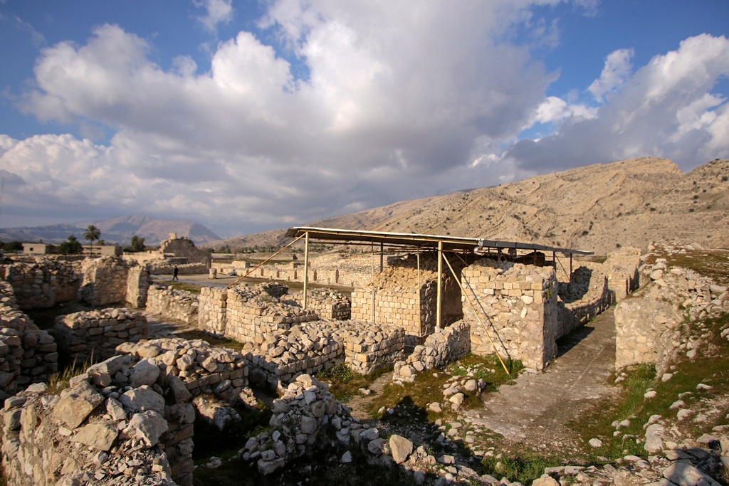 زیبایی ویرانه‌های بیشاپور از شهرهای باستانی ایران در پارس