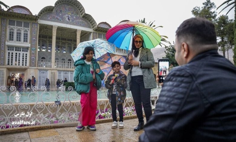 باران در شیراز مرکز استان فارس